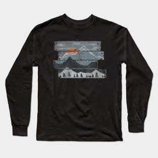 Into the Grey... (Blue sky variant) Long Sleeve T-Shirt